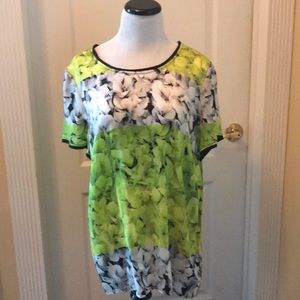 Silk Michael Kors print floral shirt